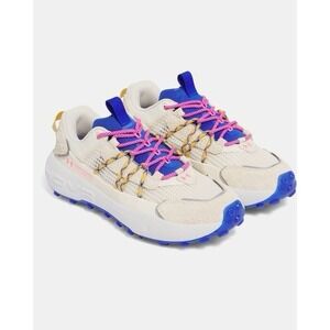 Men Size 11 Under Armour UA Fat Tire Venture Pro White Blue Shoes 3027212-142